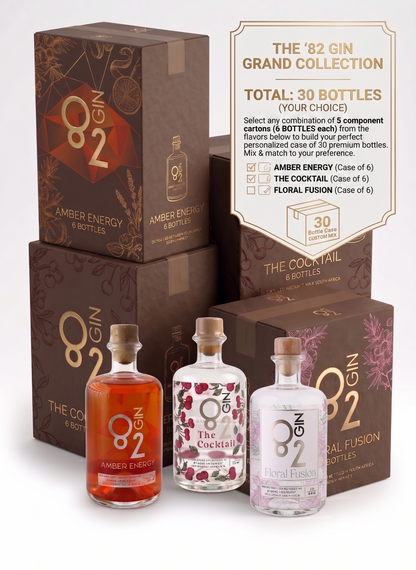 Mixed craft gin case box, 30 bottles, wedding bar gin Gauteng
