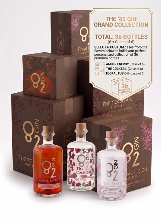 Mixed craft gin case box, 36 bottles, wedding bar gin Gauteng