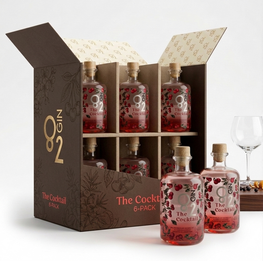 The Cocktail craft gin case of 6 bottles, wedding bar gin Gauteng