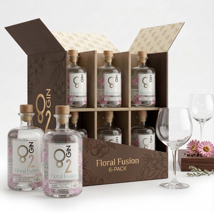Floral Fusion craft gin case of 6 bottles, wedding gift gin Gauteng